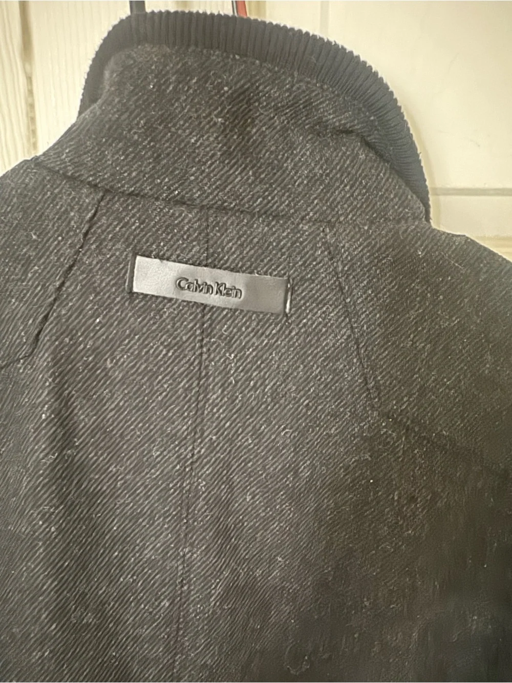 Calvin Klein Black Military Field Jacket